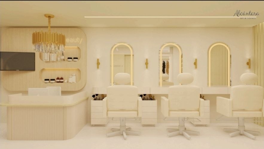 Mellouk Beauty - Espelhos e cadeiras de atendimento